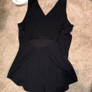Express Black Open Back tank